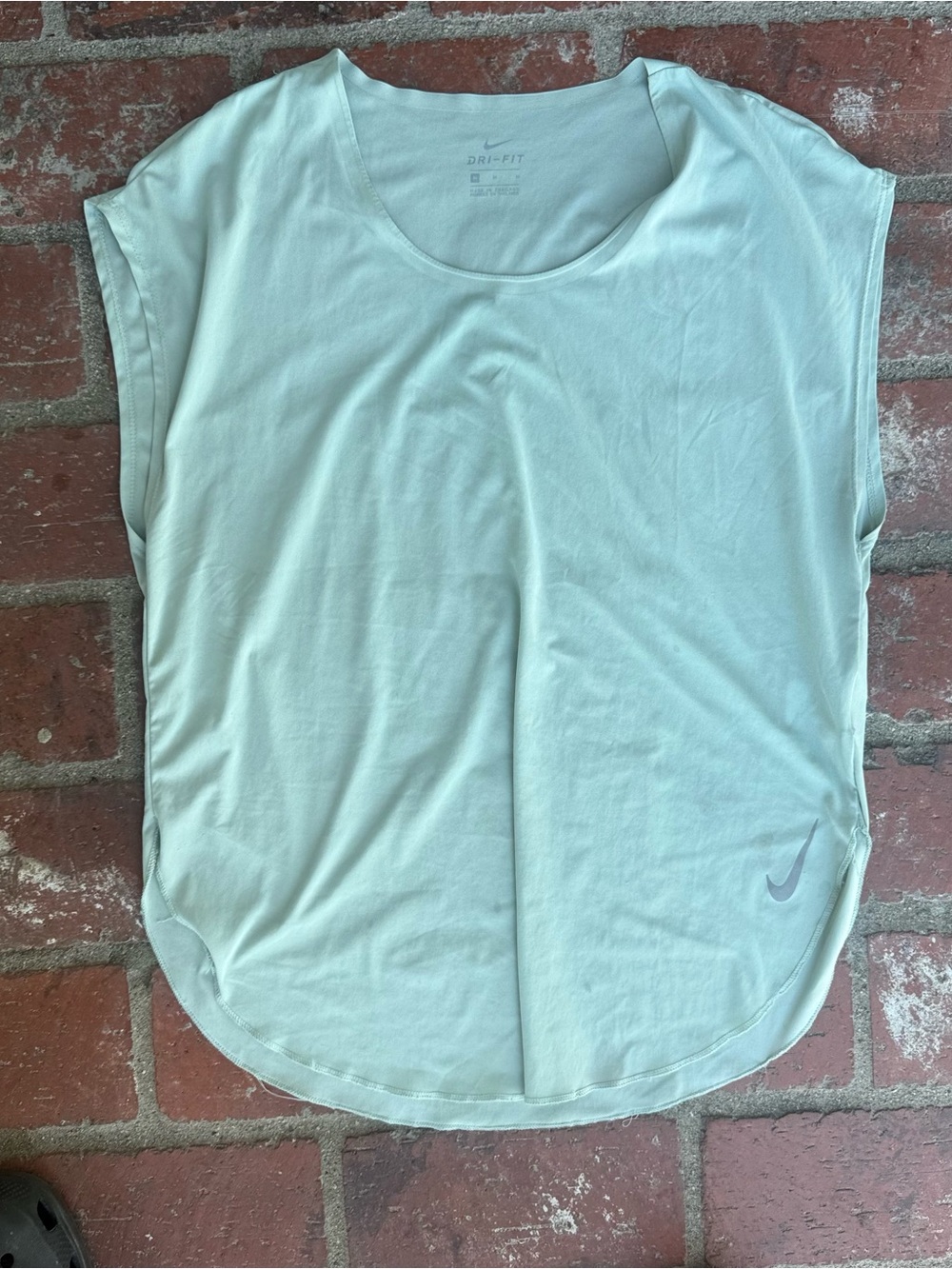 Nike Women's Mint Green Dri-FIT Cap Sleeve Tank